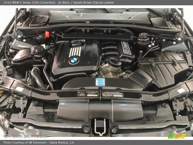 Jet Black / Saddle Brown Dakota Leather 2010 BMW 3 Series 328i Convertible