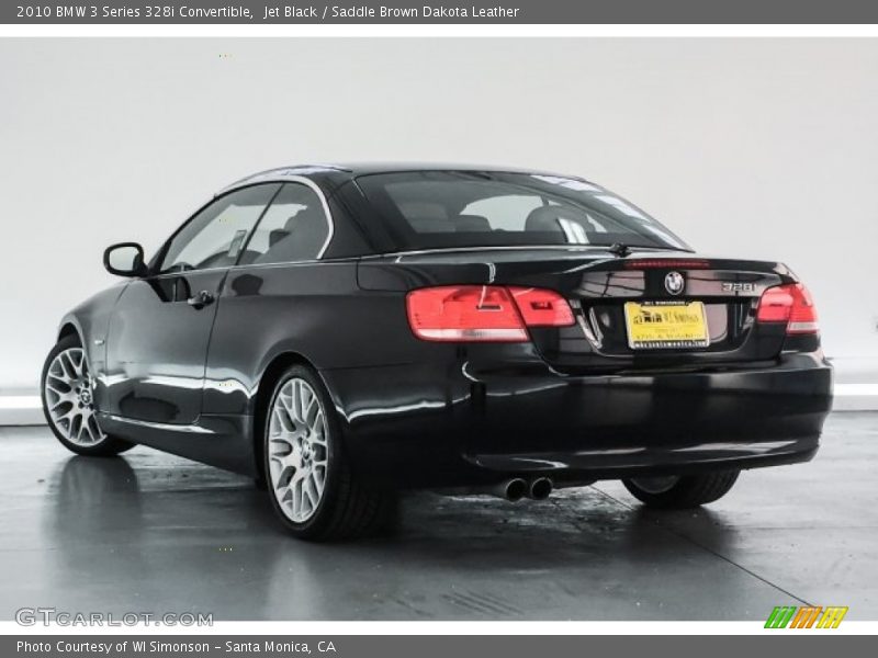 Jet Black / Saddle Brown Dakota Leather 2010 BMW 3 Series 328i Convertible