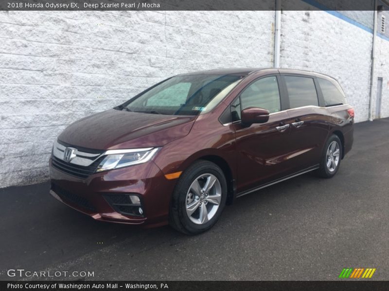 Deep Scarlet Pearl / Mocha 2018 Honda Odyssey EX