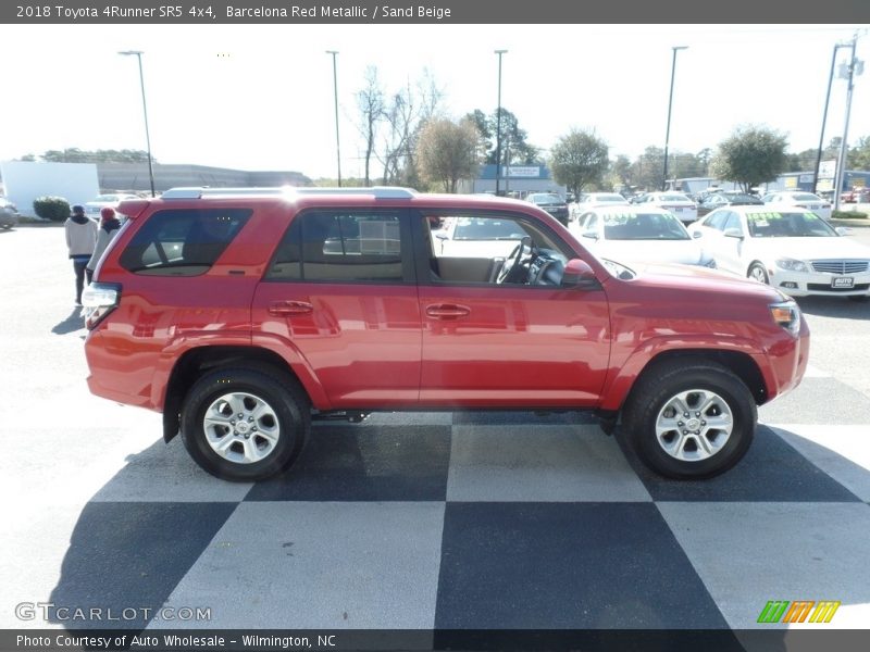 Barcelona Red Metallic / Sand Beige 2018 Toyota 4Runner SR5 4x4