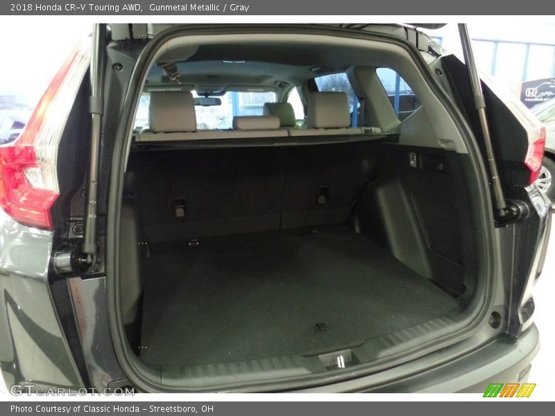 Gunmetal Metallic / Gray 2018 Honda CR-V Touring AWD