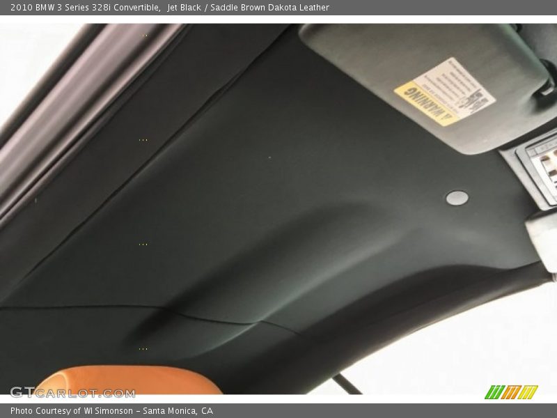 Jet Black / Saddle Brown Dakota Leather 2010 BMW 3 Series 328i Convertible