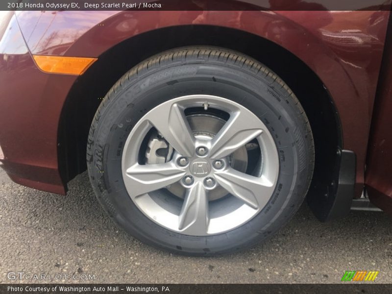 Deep Scarlet Pearl / Mocha 2018 Honda Odyssey EX