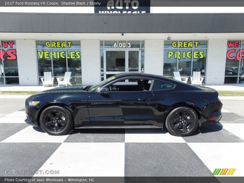 Shadow Black / Ebony 2017 Ford Mustang V6 Coupe