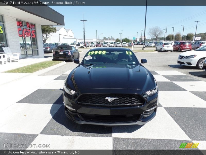 Shadow Black / Ebony 2017 Ford Mustang V6 Coupe