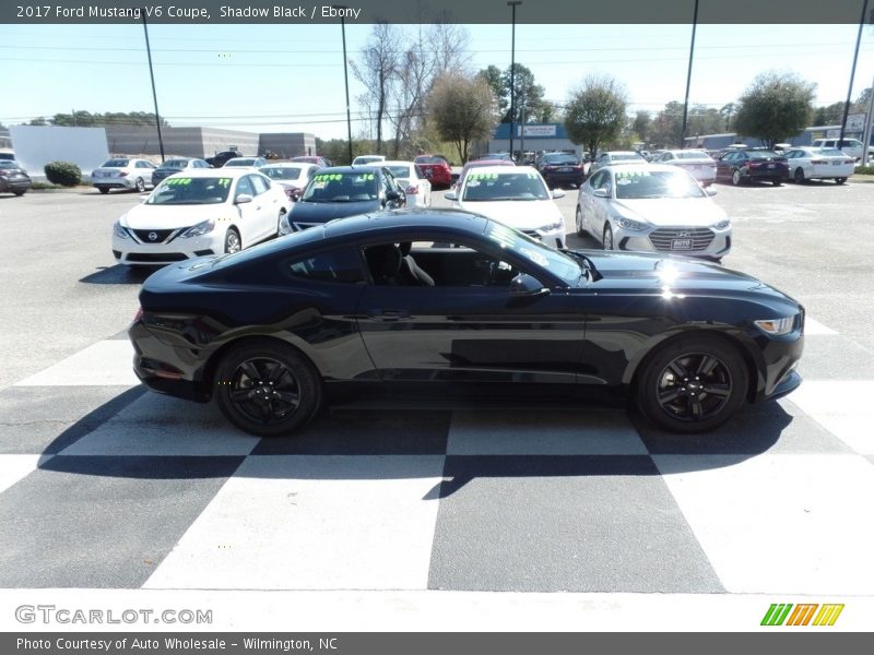 Shadow Black / Ebony 2017 Ford Mustang V6 Coupe