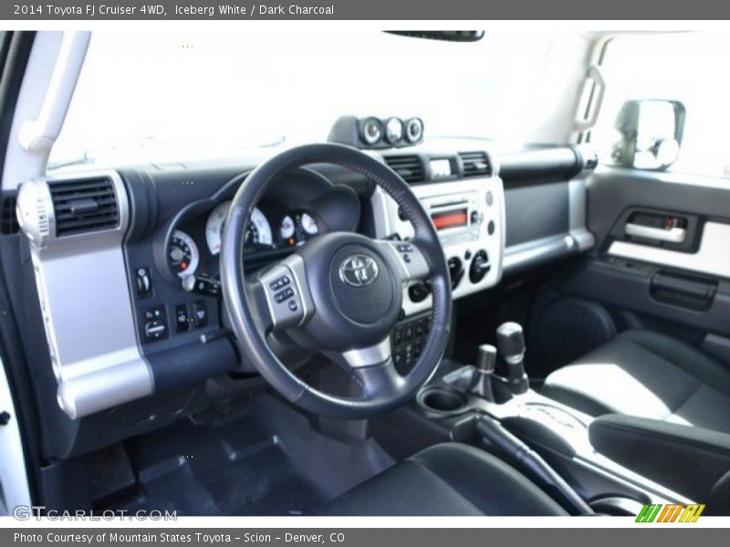 Iceberg White / Dark Charcoal 2014 Toyota FJ Cruiser 4WD