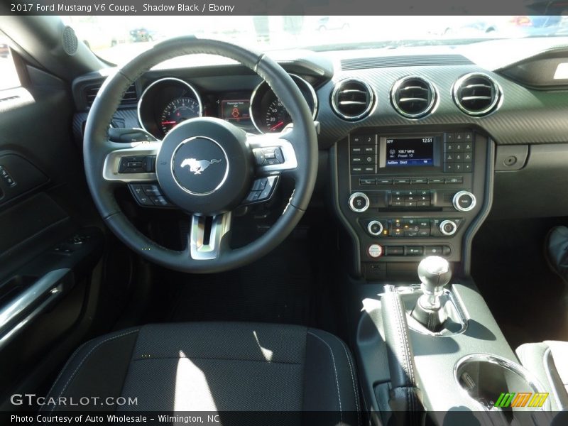 Shadow Black / Ebony 2017 Ford Mustang V6 Coupe