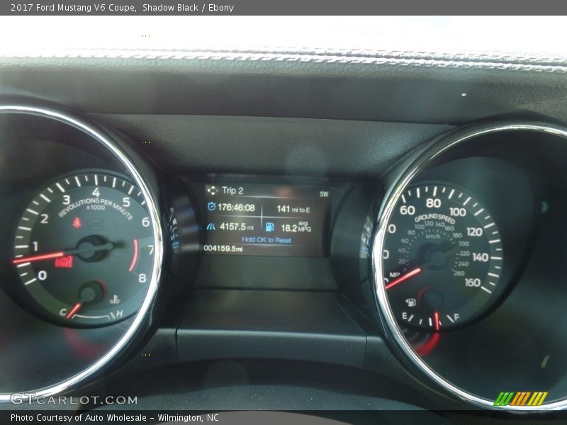 Shadow Black / Ebony 2017 Ford Mustang V6 Coupe