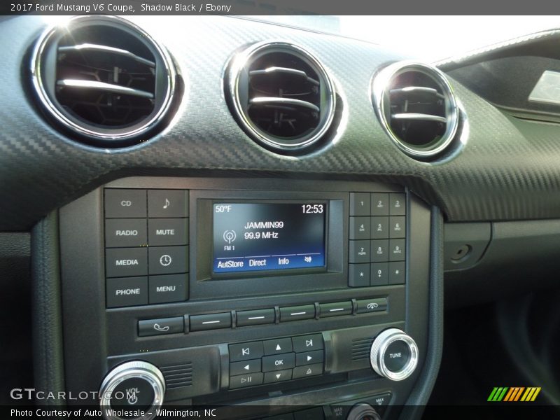 Shadow Black / Ebony 2017 Ford Mustang V6 Coupe