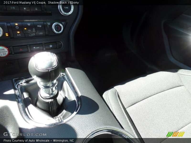 Shadow Black / Ebony 2017 Ford Mustang V6 Coupe