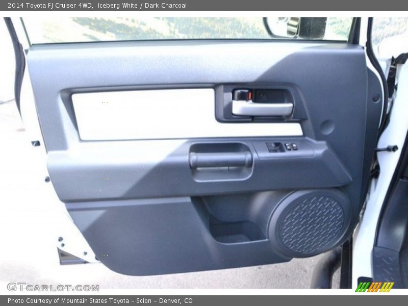 Iceberg White / Dark Charcoal 2014 Toyota FJ Cruiser 4WD