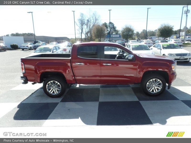 Cardinal Red / Cocoa/­Dune 2018 GMC Canyon SLT Crew Cab