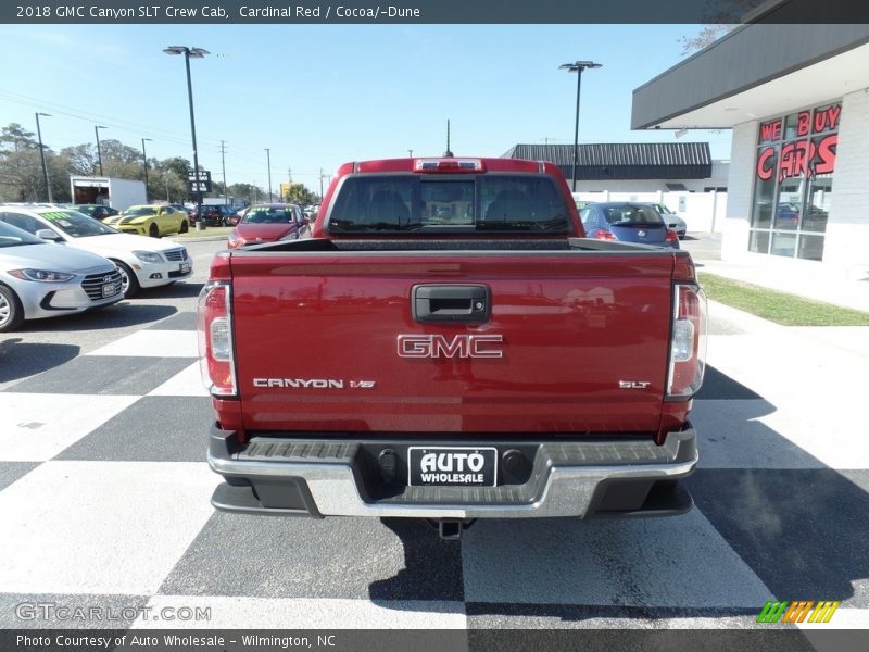 Cardinal Red / Cocoa/­Dune 2018 GMC Canyon SLT Crew Cab