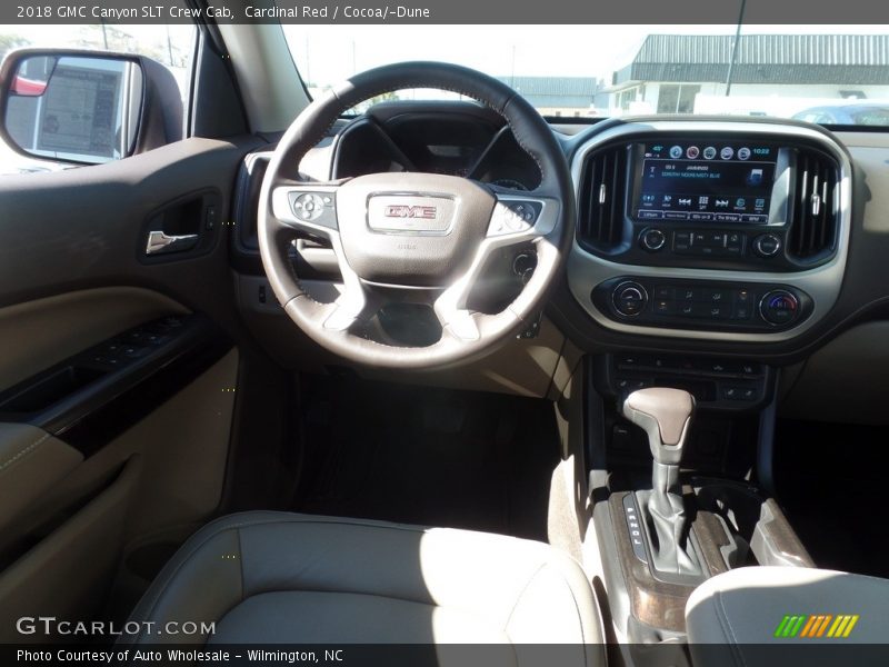 Cardinal Red / Cocoa/­Dune 2018 GMC Canyon SLT Crew Cab
