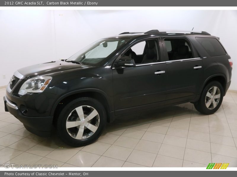 Carbon Black Metallic / Ebony 2012 GMC Acadia SLT