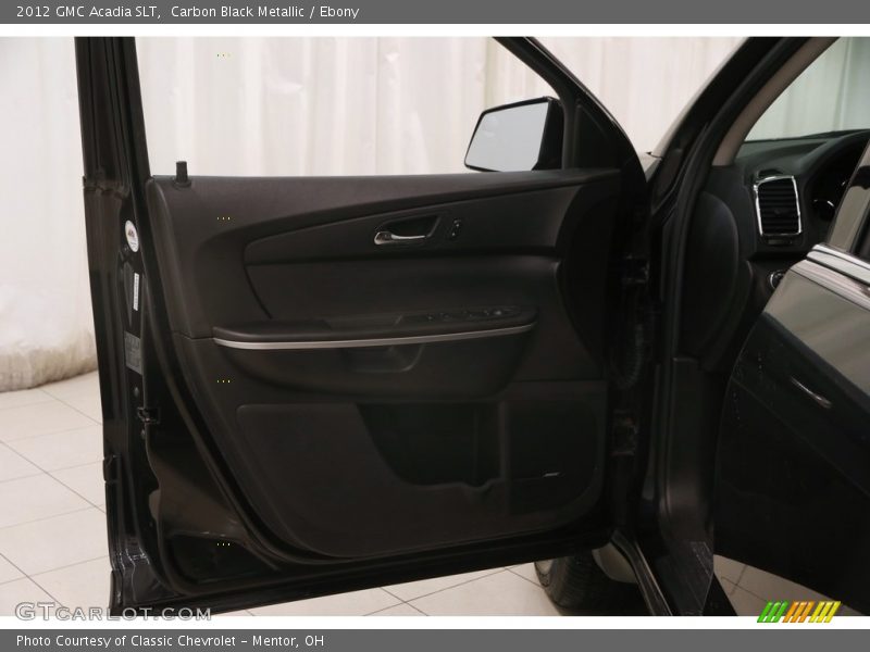 Carbon Black Metallic / Ebony 2012 GMC Acadia SLT