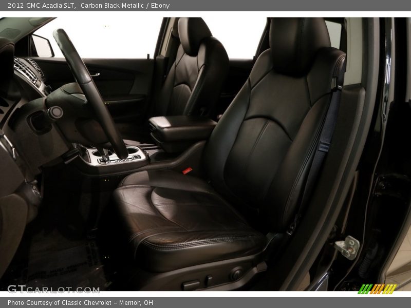 Carbon Black Metallic / Ebony 2012 GMC Acadia SLT