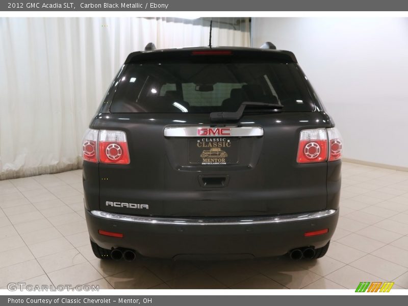 Carbon Black Metallic / Ebony 2012 GMC Acadia SLT