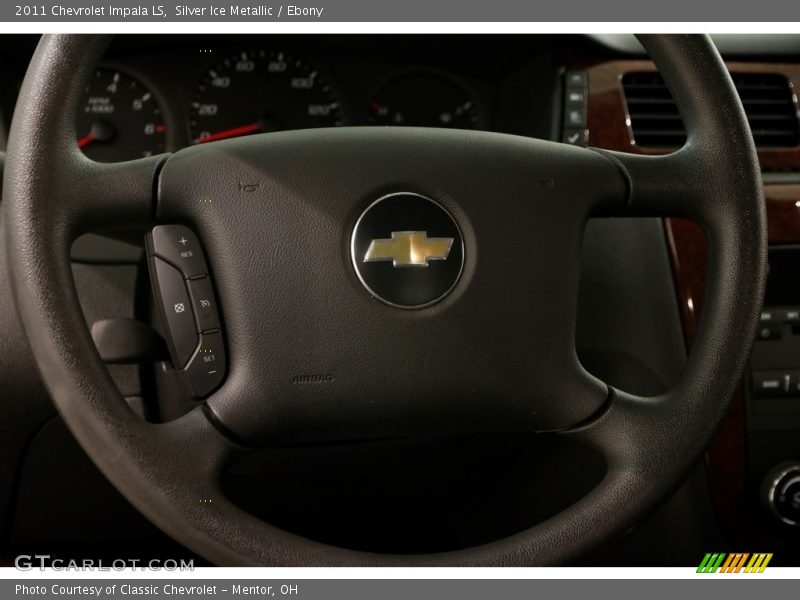 Silver Ice Metallic / Ebony 2011 Chevrolet Impala LS