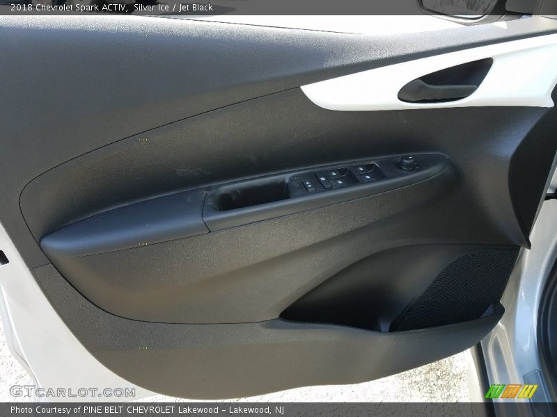 Silver Ice / Jet Black 2018 Chevrolet Spark ACTIV