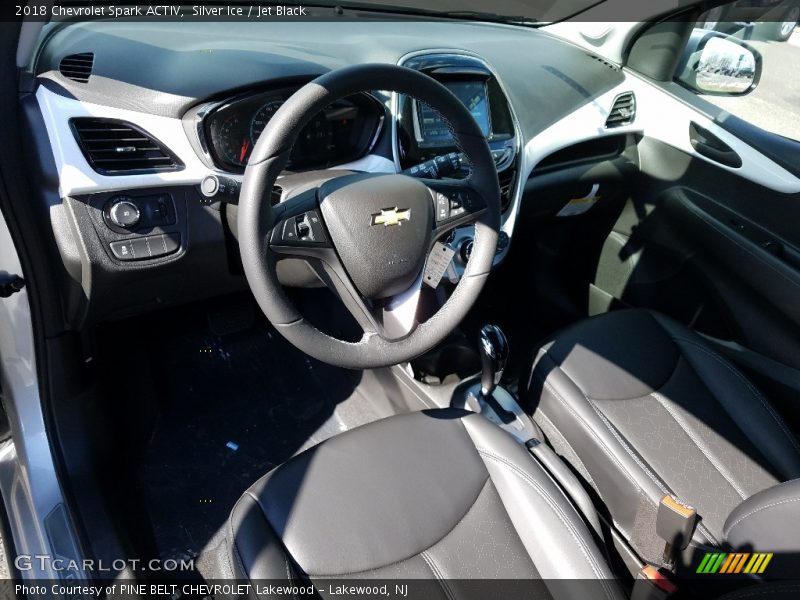 Silver Ice / Jet Black 2018 Chevrolet Spark ACTIV