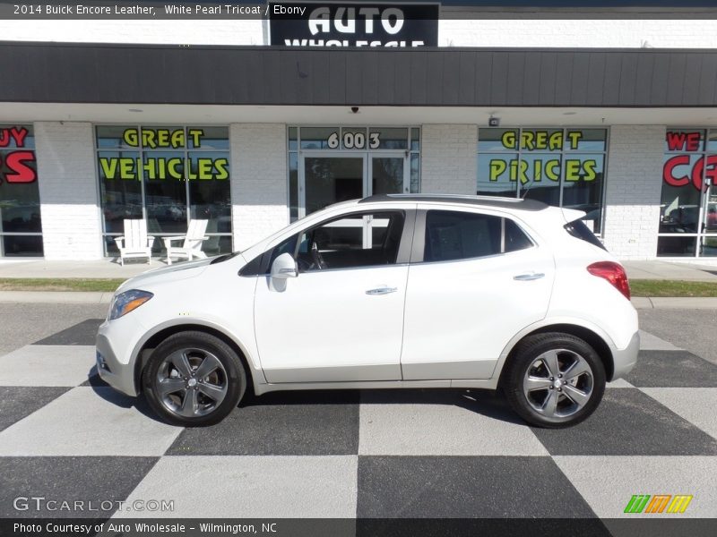 White Pearl Tricoat / Ebony 2014 Buick Encore Leather