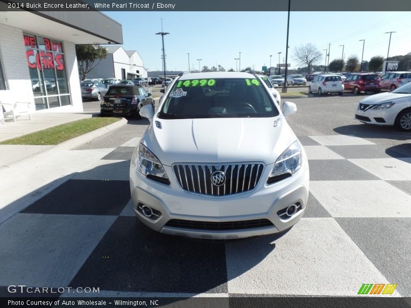 White Pearl Tricoat / Ebony 2014 Buick Encore Leather