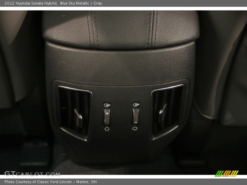 Blue Sky Metallic / Gray 2012 Hyundai Sonata Hybrid