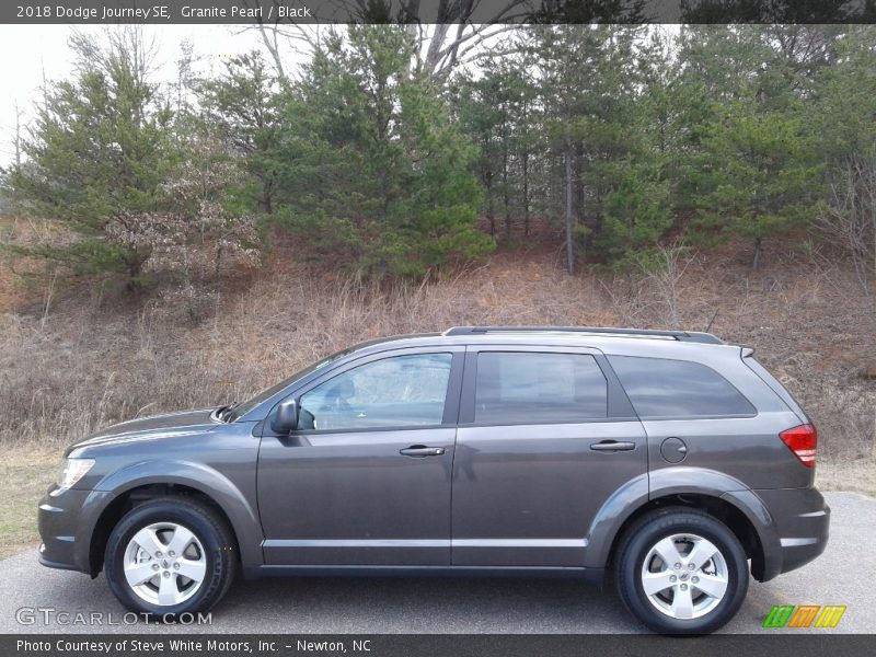 Granite Pearl / Black 2018 Dodge Journey SE