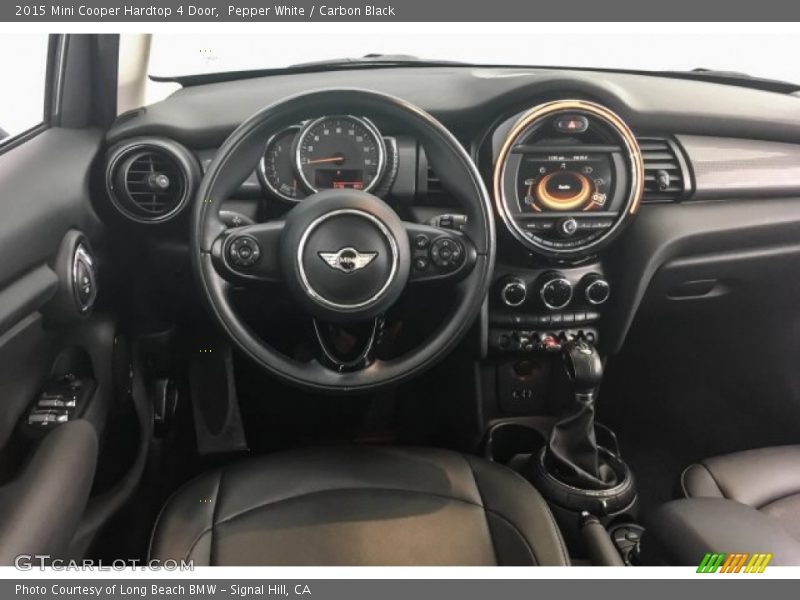 Pepper White / Carbon Black 2015 Mini Cooper Hardtop 4 Door