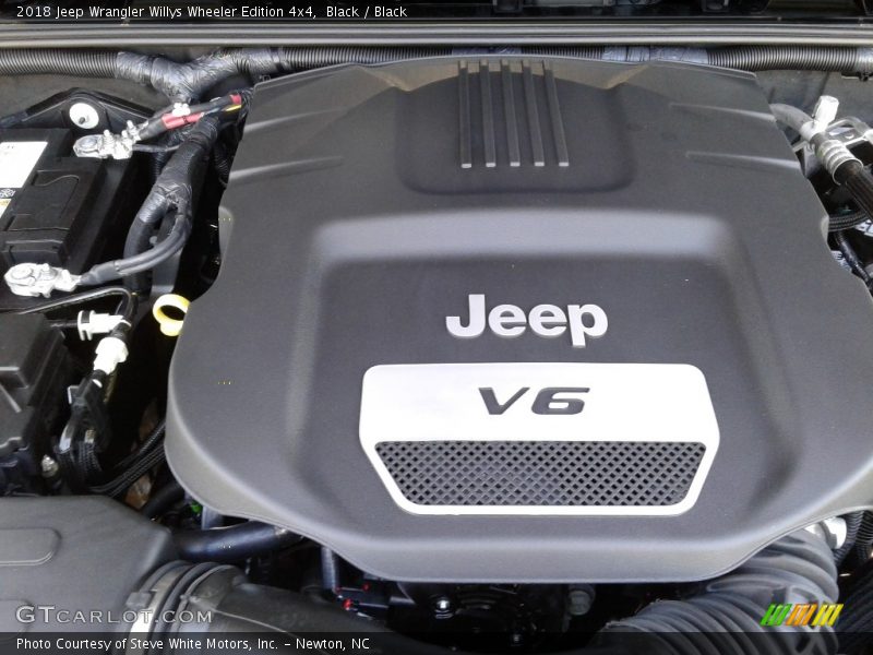 Black / Black 2018 Jeep Wrangler Willys Wheeler Edition 4x4