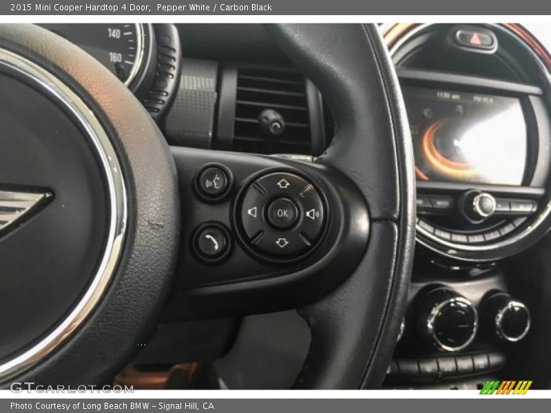 Pepper White / Carbon Black 2015 Mini Cooper Hardtop 4 Door