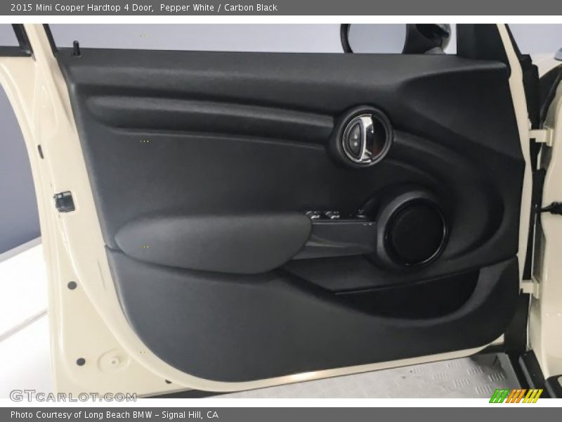 Pepper White / Carbon Black 2015 Mini Cooper Hardtop 4 Door