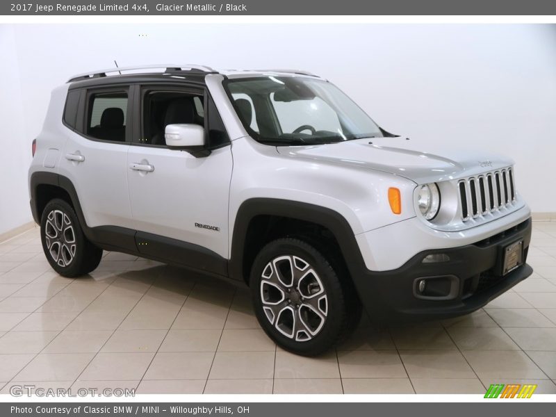 Glacier Metallic / Black 2017 Jeep Renegade Limited 4x4