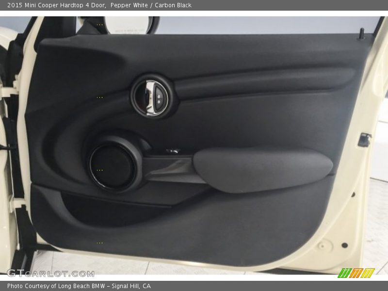 Pepper White / Carbon Black 2015 Mini Cooper Hardtop 4 Door