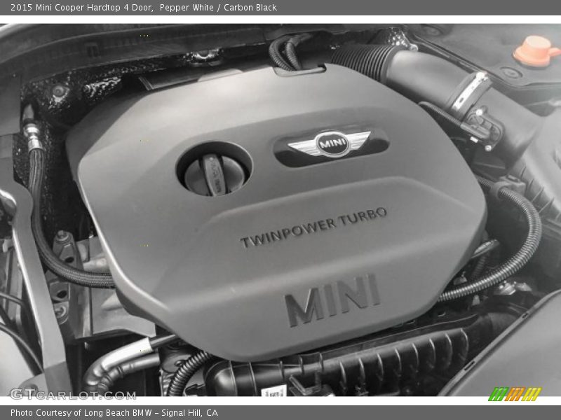 Pepper White / Carbon Black 2015 Mini Cooper Hardtop 4 Door