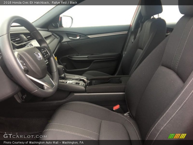 Rallye Red / Black 2018 Honda Civic EX Hatchback
