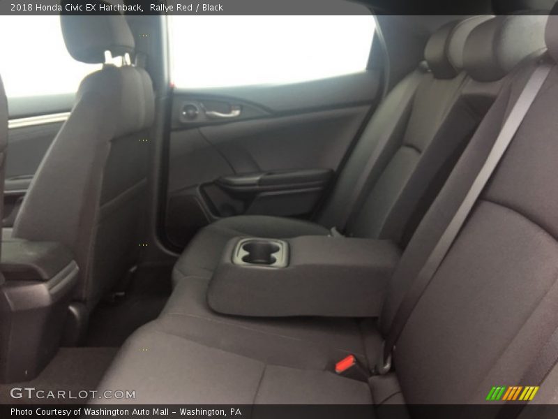 Rallye Red / Black 2018 Honda Civic EX Hatchback