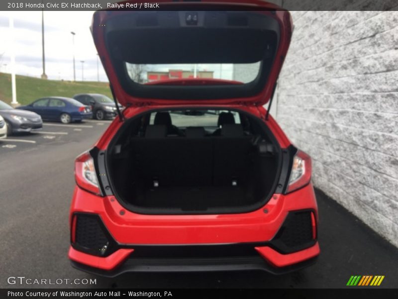 Rallye Red / Black 2018 Honda Civic EX Hatchback