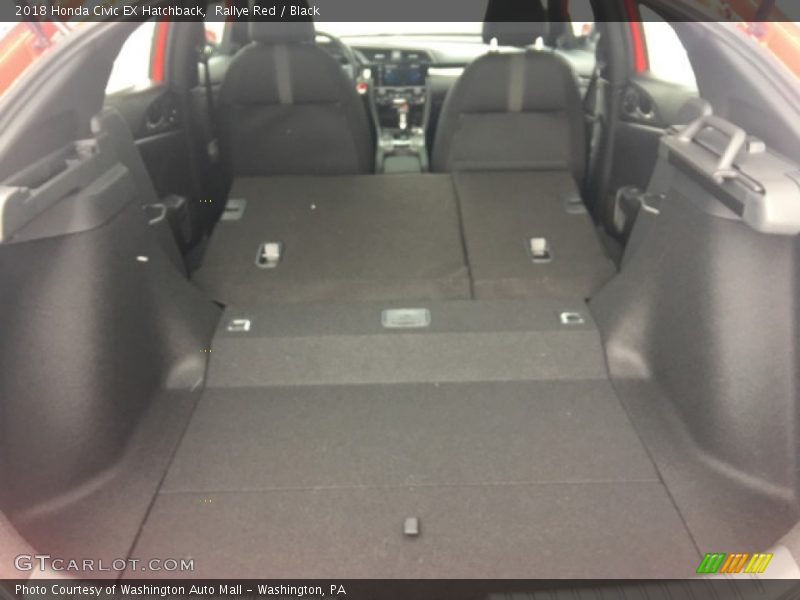 Rallye Red / Black 2018 Honda Civic EX Hatchback