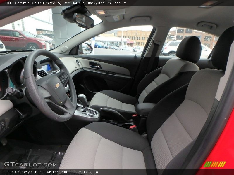 Red Hot / Jet Black/Medium Titanium 2016 Chevrolet Cruze Limited LS