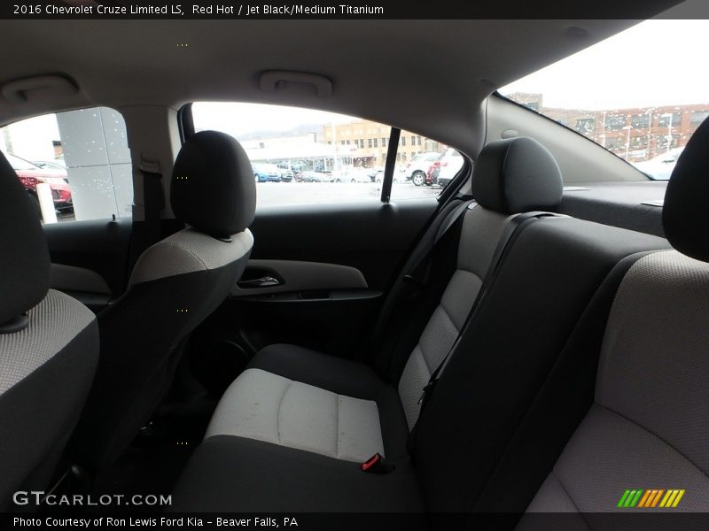 Red Hot / Jet Black/Medium Titanium 2016 Chevrolet Cruze Limited LS