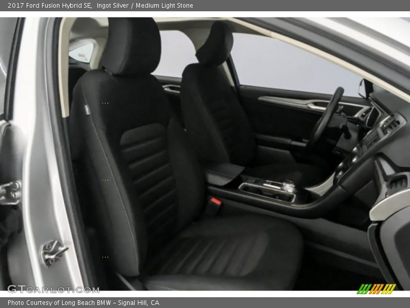 Ingot Silver / Medium Light Stone 2017 Ford Fusion Hybrid SE