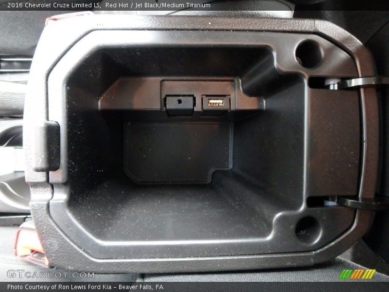 Red Hot / Jet Black/Medium Titanium 2016 Chevrolet Cruze Limited LS