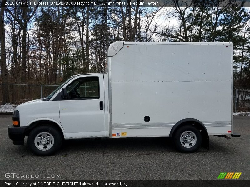  2018 Express Cutaway 3500 Moving Van Summit White