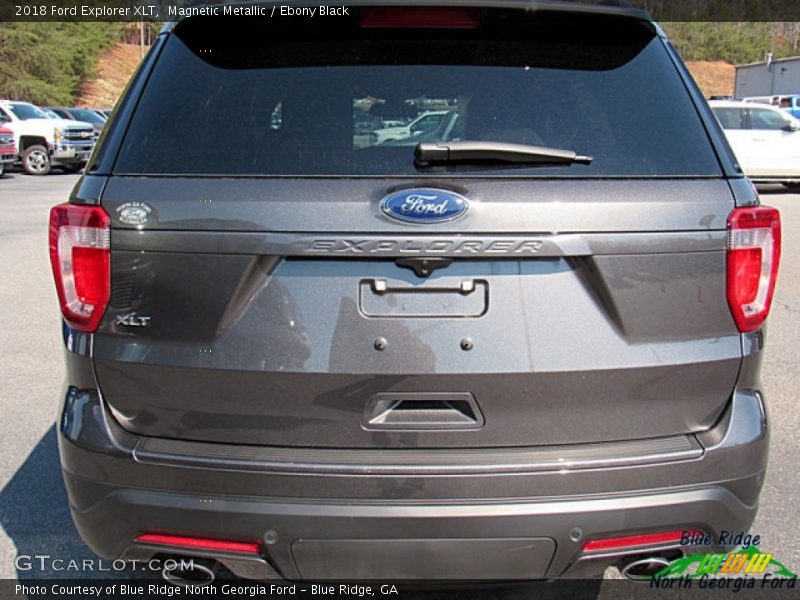 Magnetic Metallic / Ebony Black 2018 Ford Explorer XLT