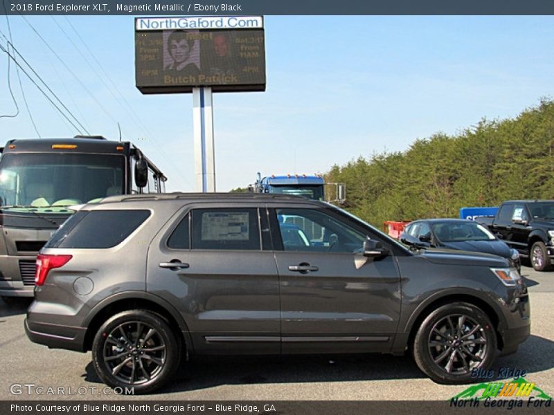 Magnetic Metallic / Ebony Black 2018 Ford Explorer XLT