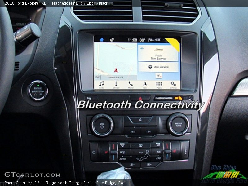 Magnetic Metallic / Ebony Black 2018 Ford Explorer XLT