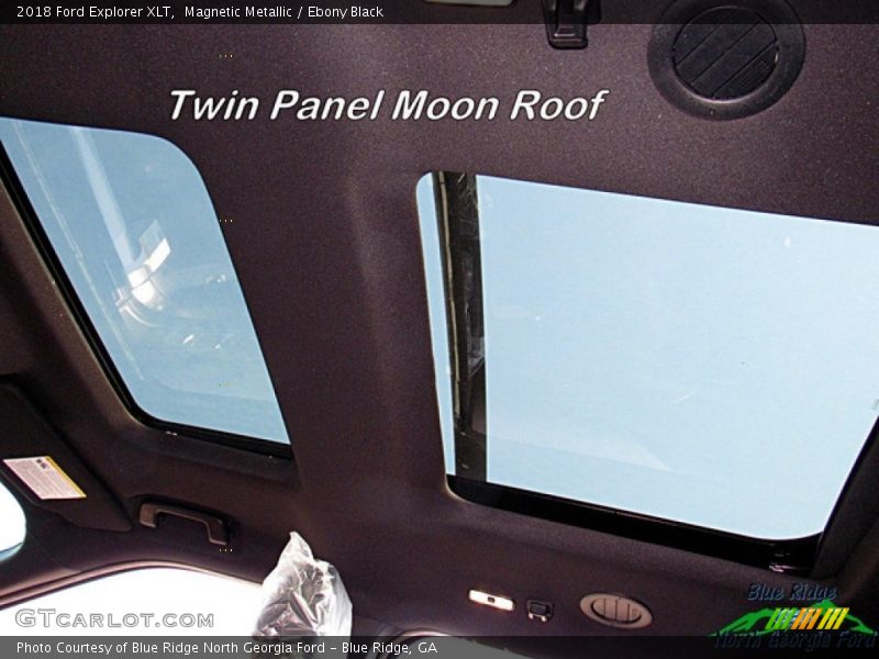 Magnetic Metallic / Ebony Black 2018 Ford Explorer XLT